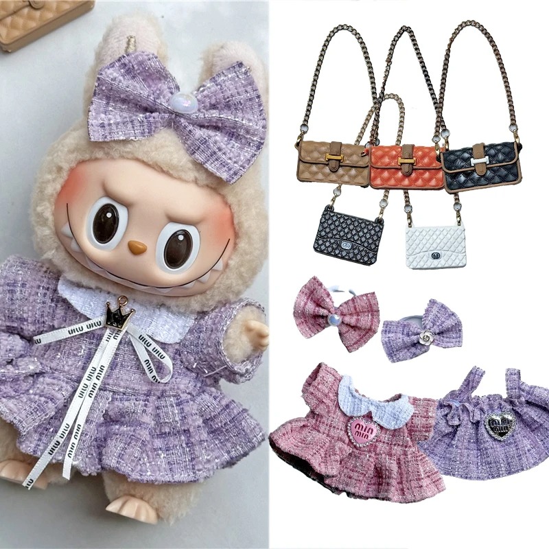 Luxury Bags Supplier - 15 17cm para boneca labubu adorável