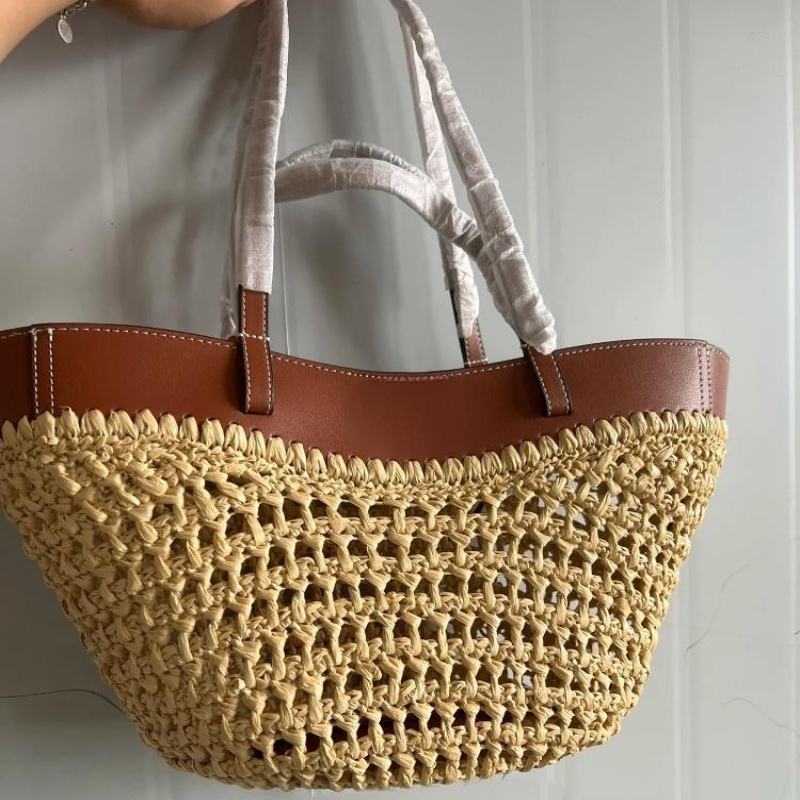 Luxury Bags For Travel - Marca oco tecido saco de praia