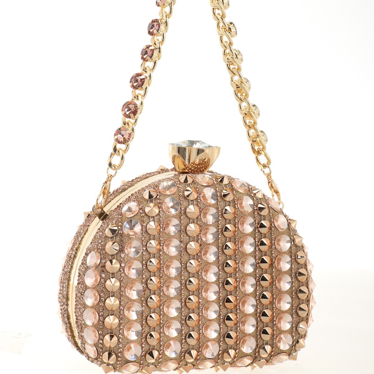 Mini Bag Evening Clutch - Nova bolsa de mão feminina incrustada
