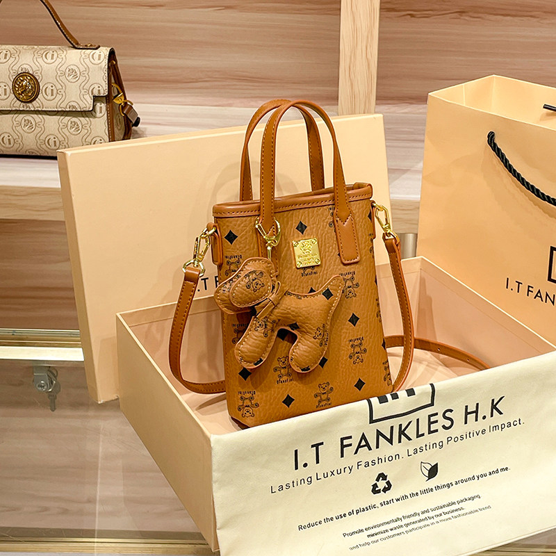 Luxury Bags Hong Kong - Nova Bolsa Mini de Couro Genuíno