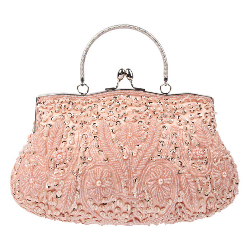 Mini Bag Evening Clutch - Mulheres sacos de embreagem senhoras contas