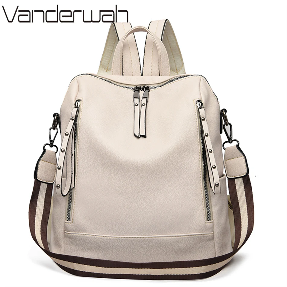 Luxury Bags Supplier - Mochilas multifuncionais de couro macio para