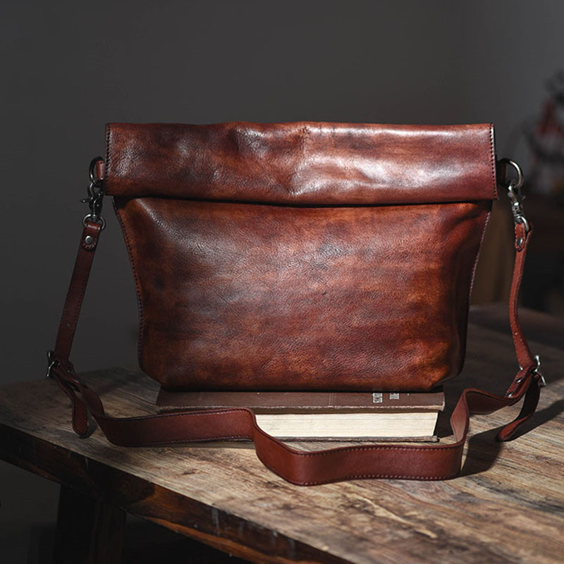 Luxury Bags For Men - Bolsa mensageiro de couro genuíno para
