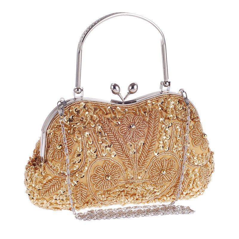 Mini Bag Evening Clutch - Mulheres sacos de embreagem senhoras contas