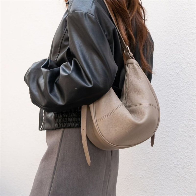 Luxury Bags Supplier - Bolsas Hobo de Couro Genuíno BURMINSA