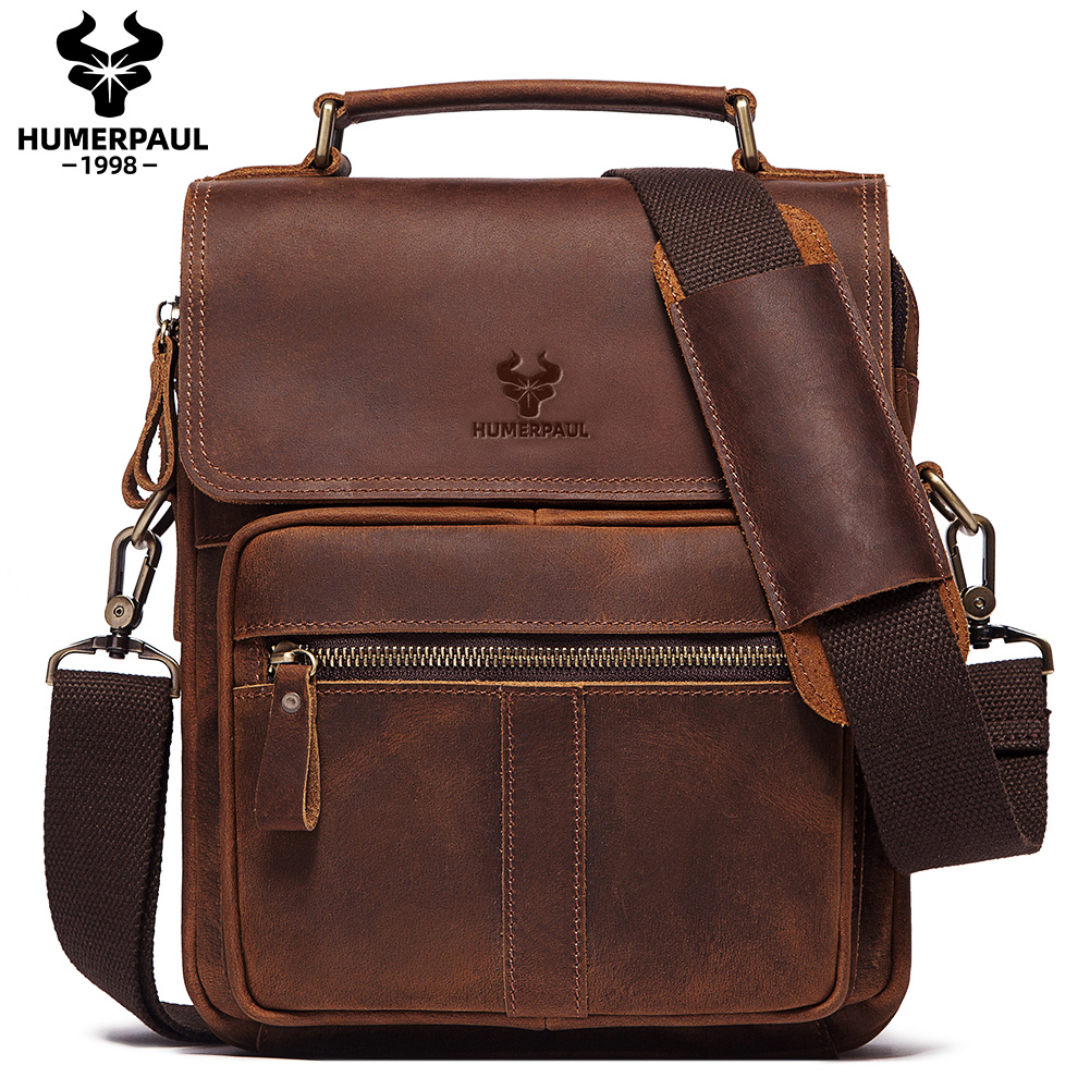 Luxury Bags For Men - Humerpaul bolsa de ombro masculina de