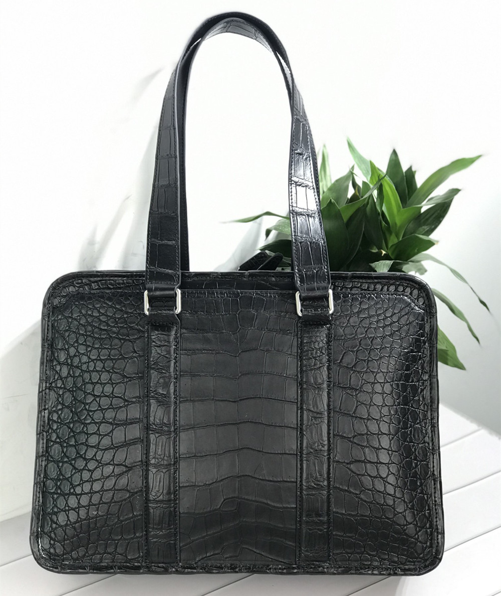 Luxury Bags For Men - Novo couro de crocodilo bolsa para