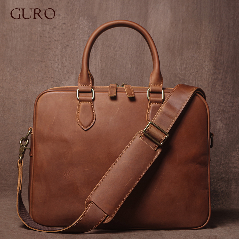 Luxury Bags For Men - Guro masculino cavalo louco maleta de