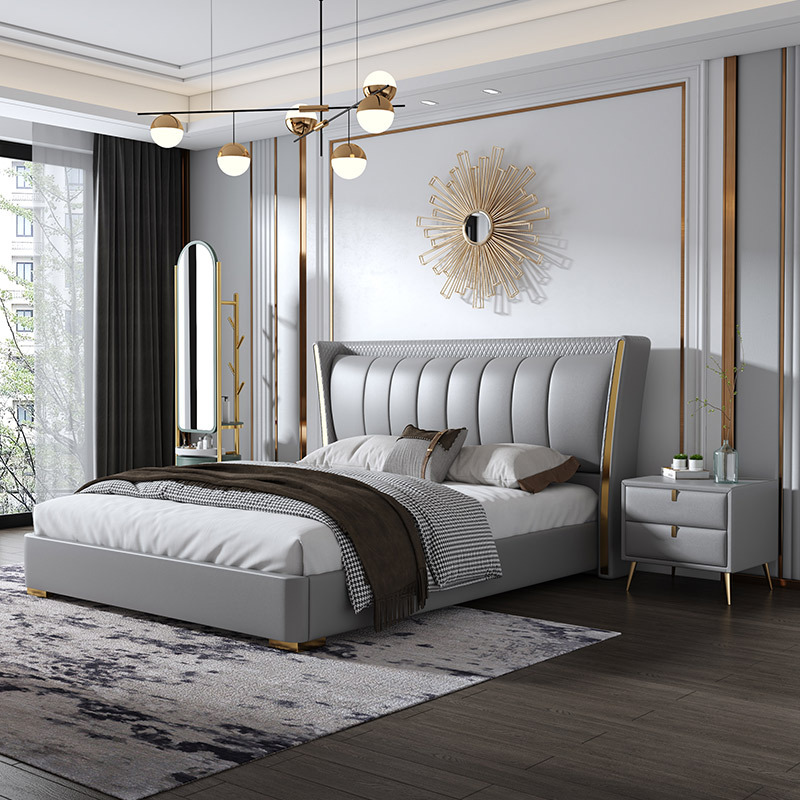 Luxury Bags Hong Kong - Cama de casal simples e moderna,