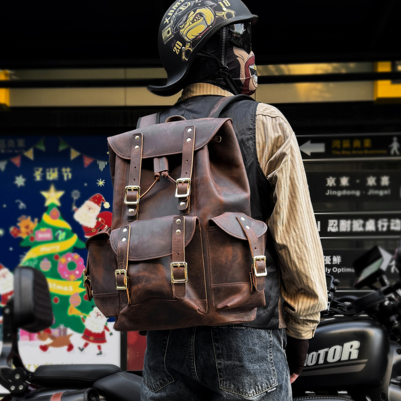 Novidades: Mochila de Couro Lu - Luxury Bags For Men avaliação e preço