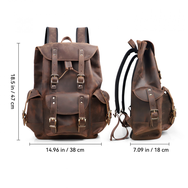 Novidades: Mochila de Couro Lu - Luxury Bags For Men avaliação e preço