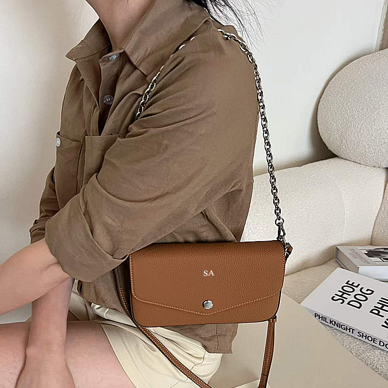 Bolsa de Ombro de Couro Real d - Luxury Bags Name For Women avaliação e preço