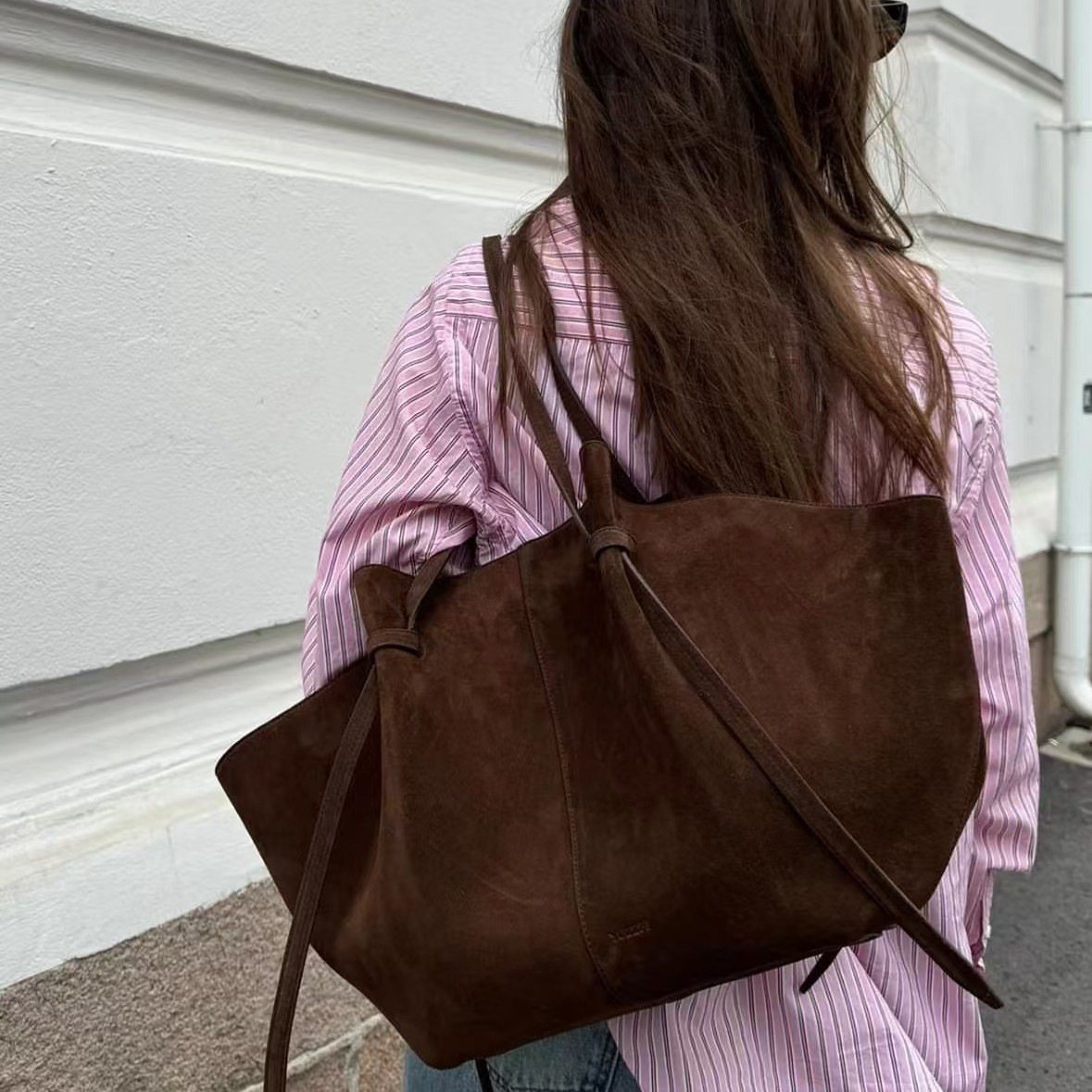 Bolsas Tote de Camurça Sintéti - Luxury Bags Name For Women avaliação e preço
