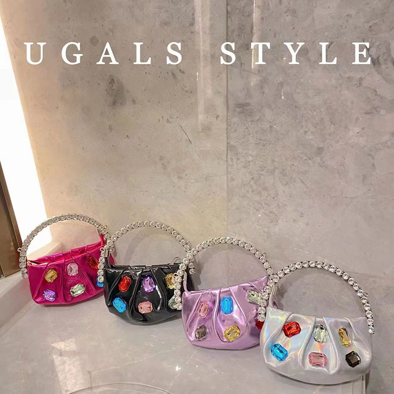 Bolsa Mini de Luxo com Alça de - Mini Bag Evening Clutch avaliação e preço