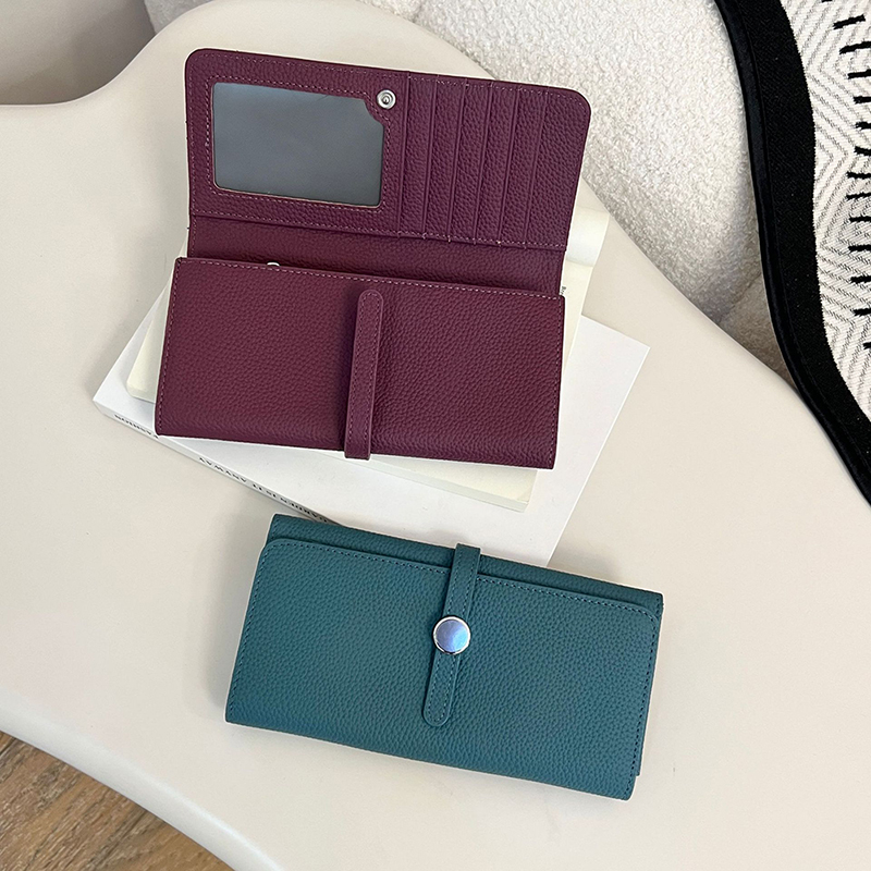 Carteira longa de couro de lux - Luxury Bags Name For Women avaliação e preço