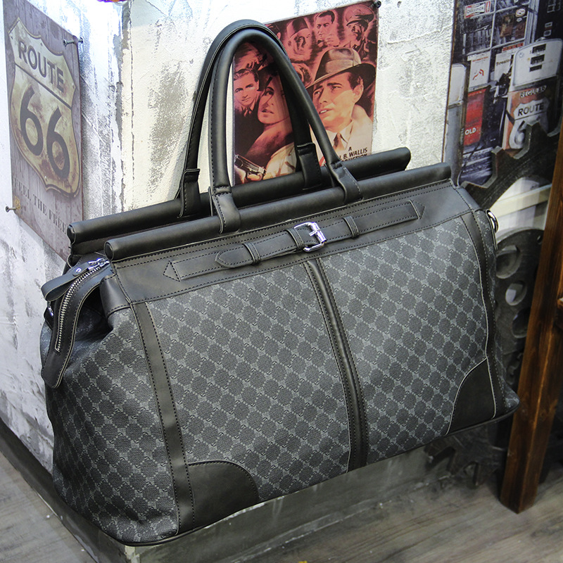 Moda xadrez saco de viagem mas - Luxury Bags For Men avaliação e preço