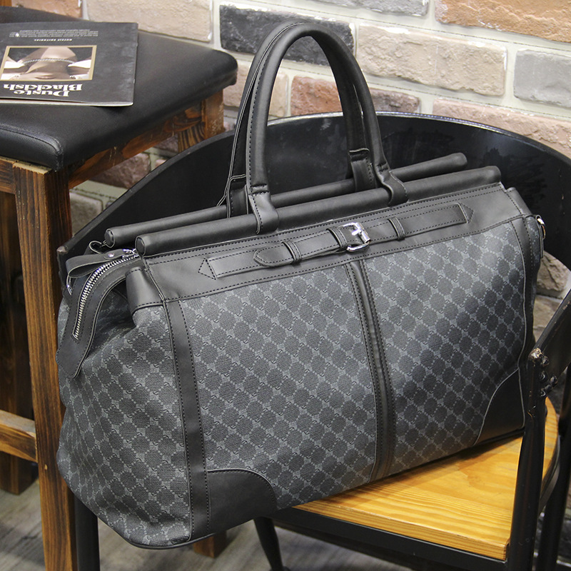 Moda xadrez saco de viagem mas - Luxury Bags For Men avaliação e preço