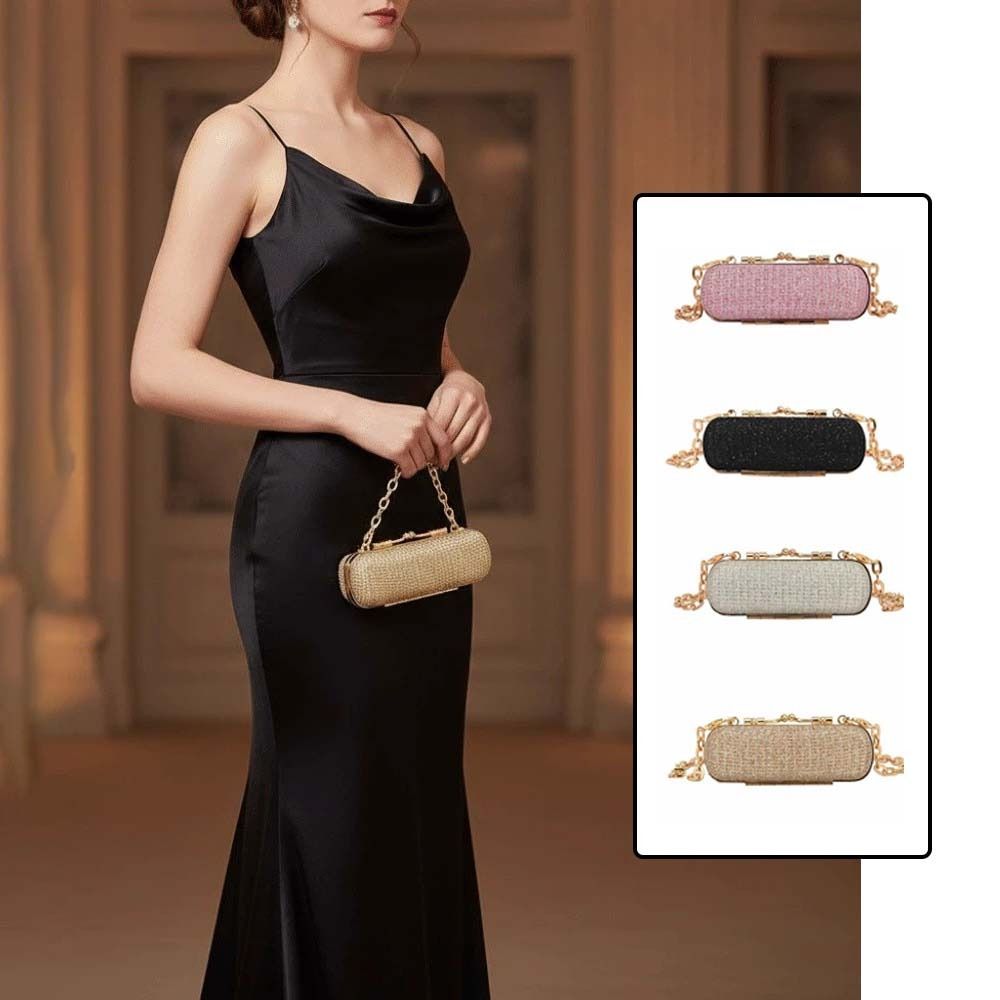 Bolsa de Batom com Corrente de - Mini Bag Evening Clutch avaliação e preço