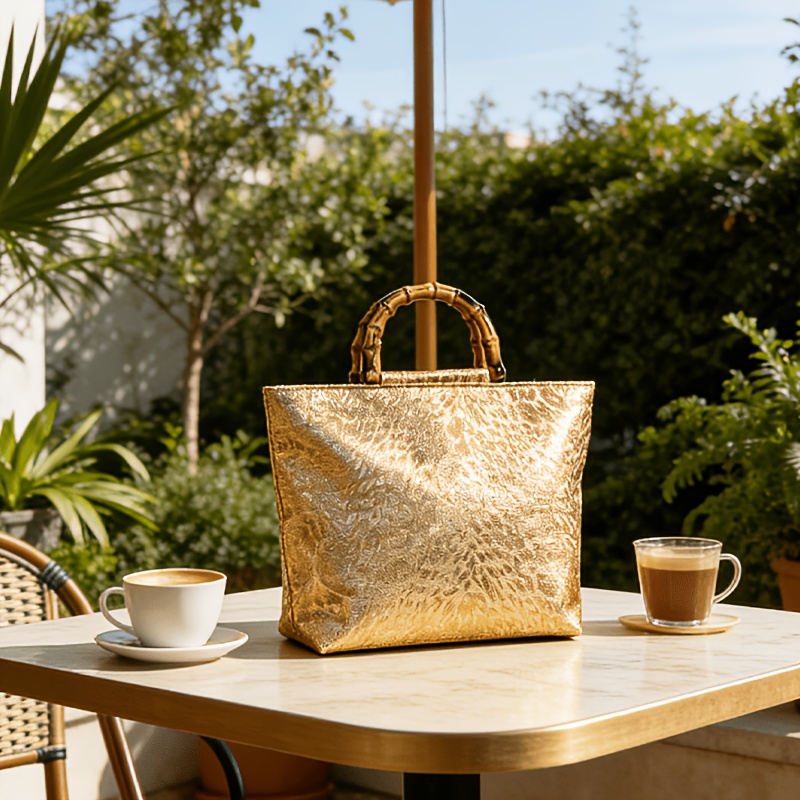 Bolsa tote feminina em jacquar - Luxury Bags Supplier avaliação e preço