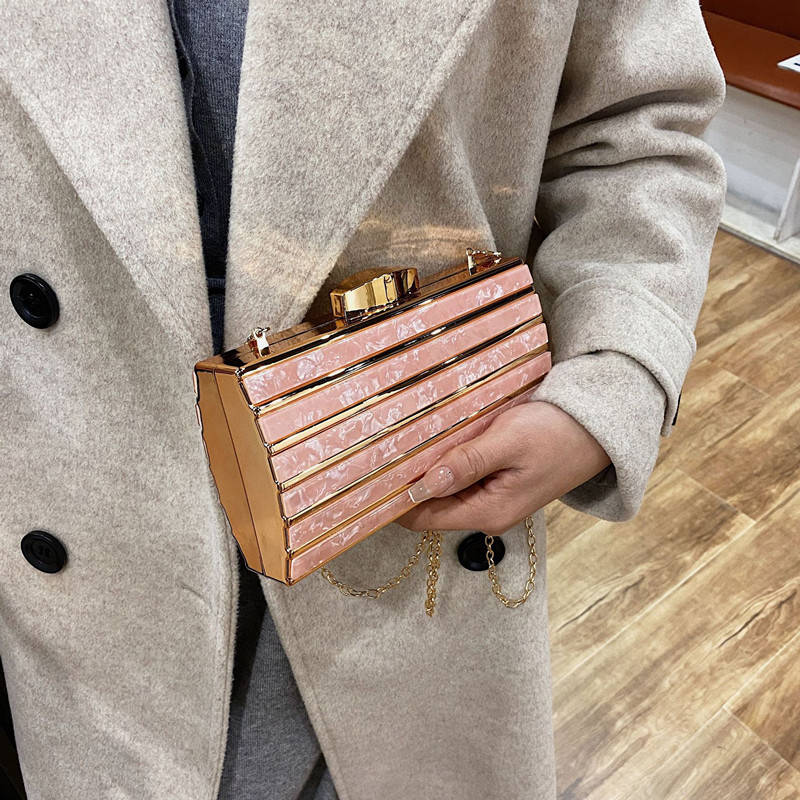 Designer de luxo acrílico quad - Mini Bag Evening Clutch avaliação e preço