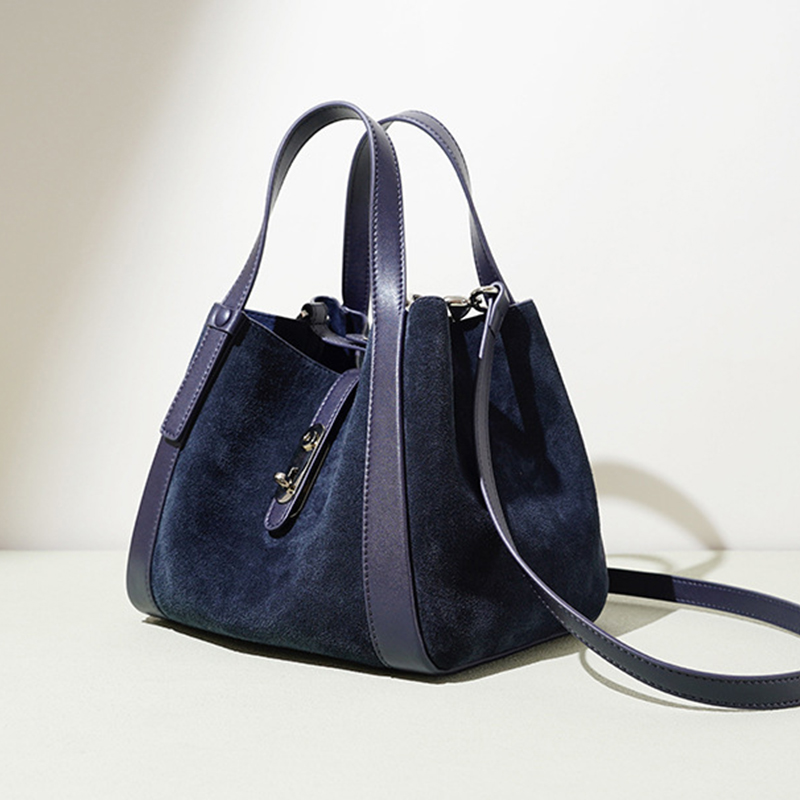 Bolsa de couro de camurça de l - Luxury Bags Name For Women avaliação e preço