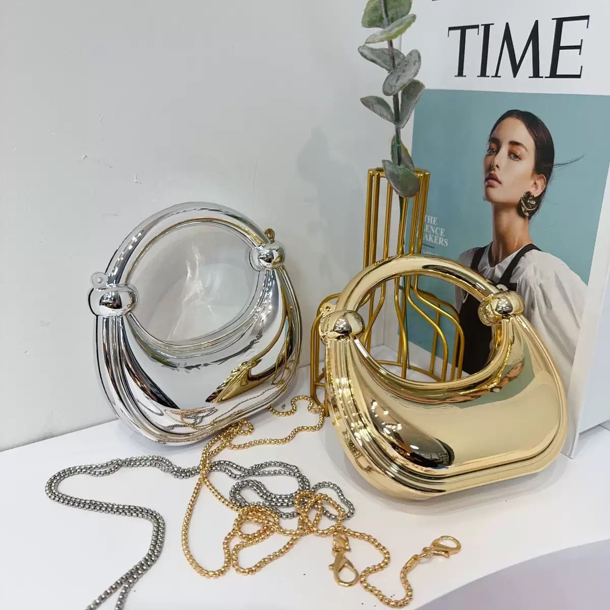 Mini bolsa de noite dourada, b - Luxury Bags Supplier avaliação e preço