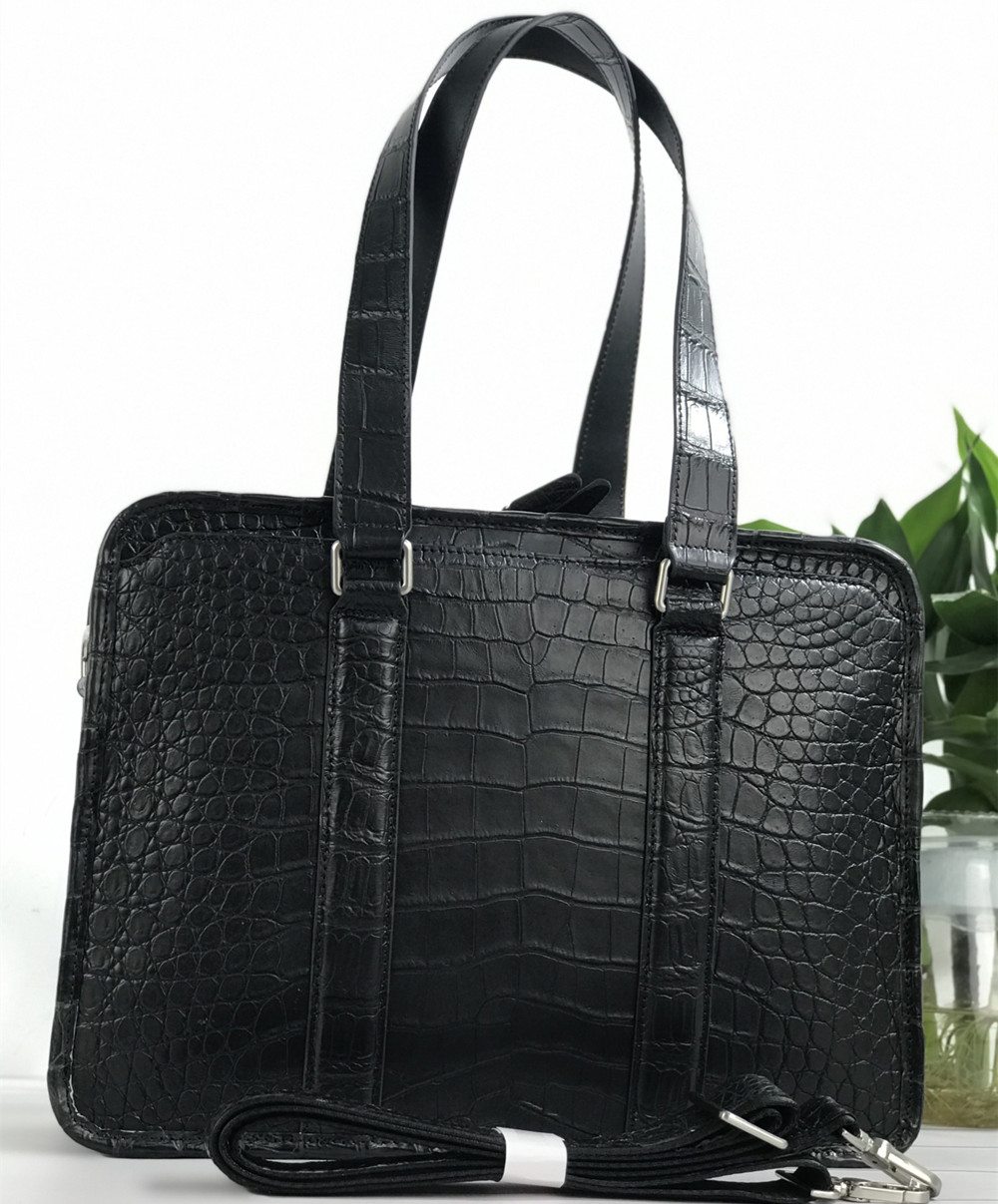 Novo couro de crocodilo bolsa  - Luxury Bags For Men avaliação e preço