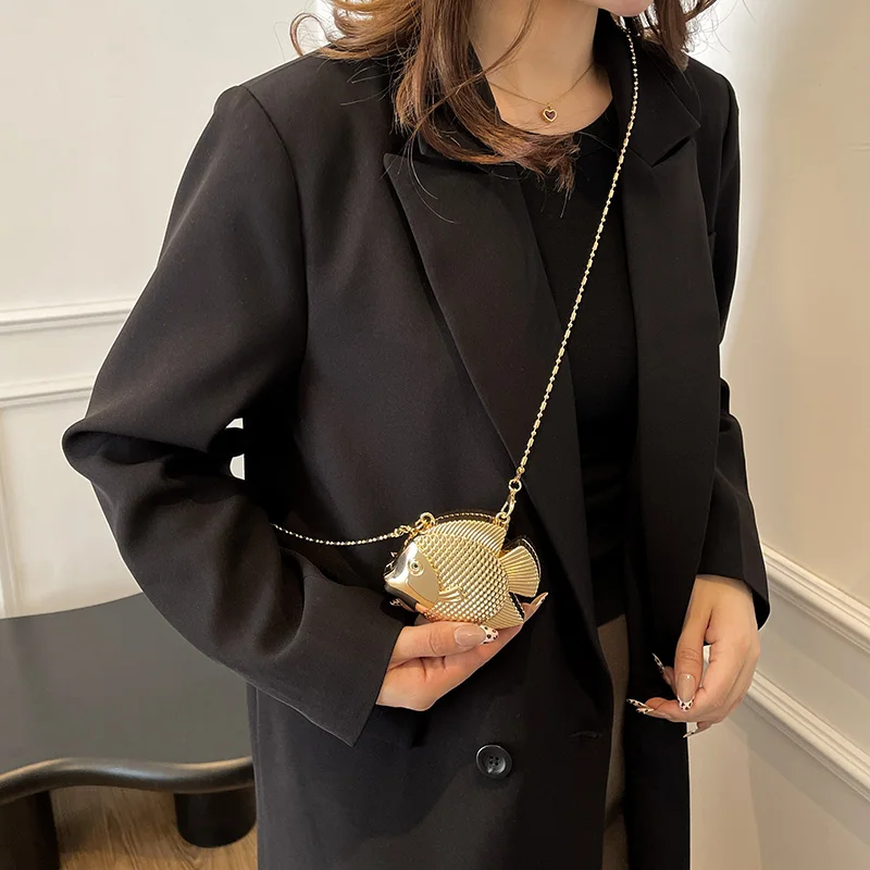 Bonito pequeno peixe forma de  - Mini Bag Evening Clutch avaliação e preço